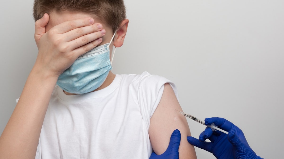 Boy vaccination