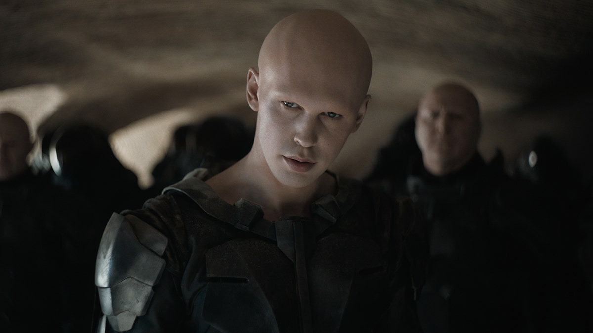 Austin Butler in costume as Feyd-Rautha in Dune 2