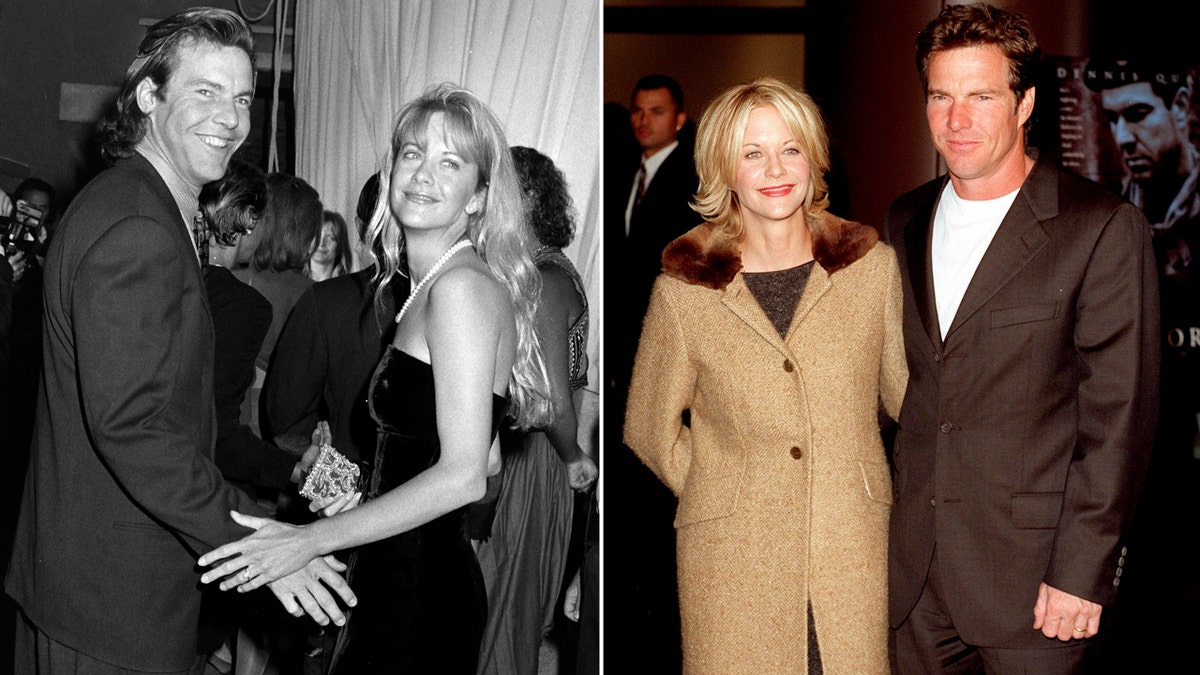 Dennis Quaid and Meg Ryan then and now split