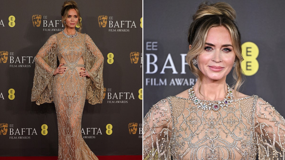 Emily Blunt at the BAFTAs