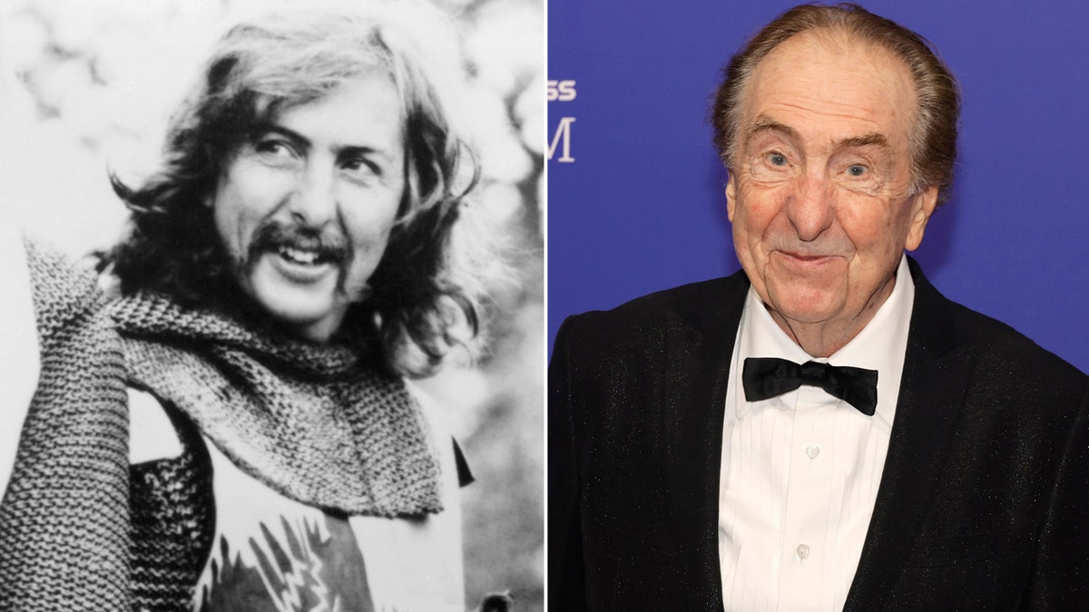 Eric Idle then and now split