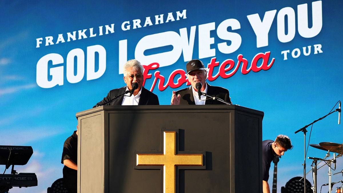 Franklin Graham at podium