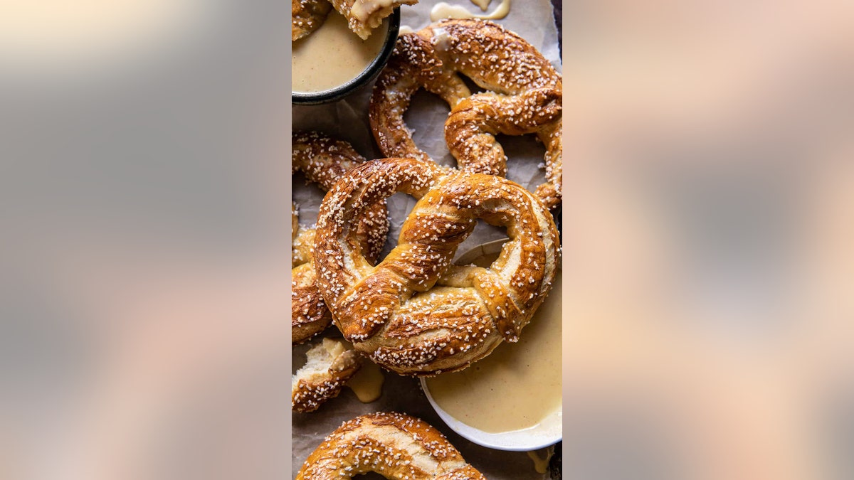 Hard cider pretzels