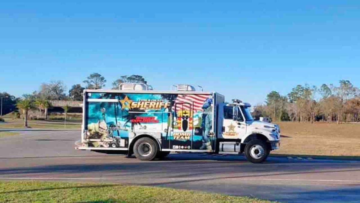 Citrus County Sheriff bomb team truck