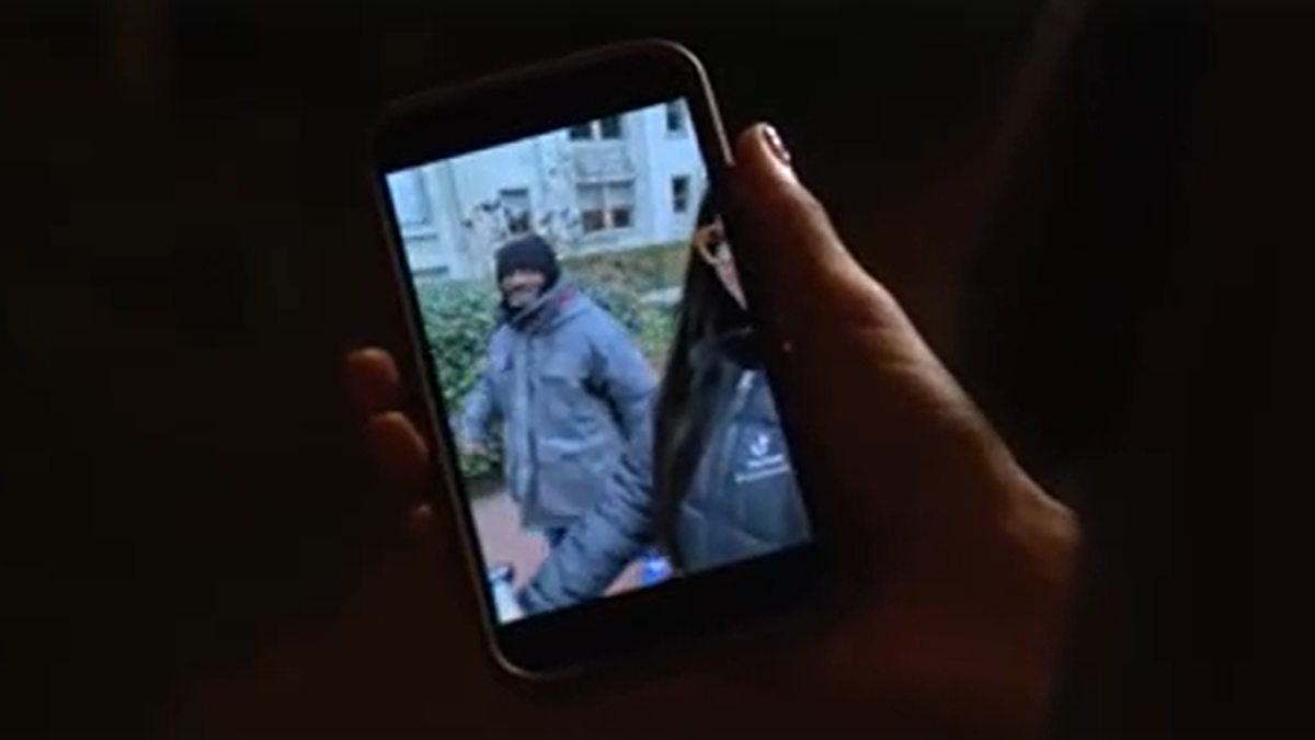Photo shows TikTok video raising money for DC homeless man with violent past