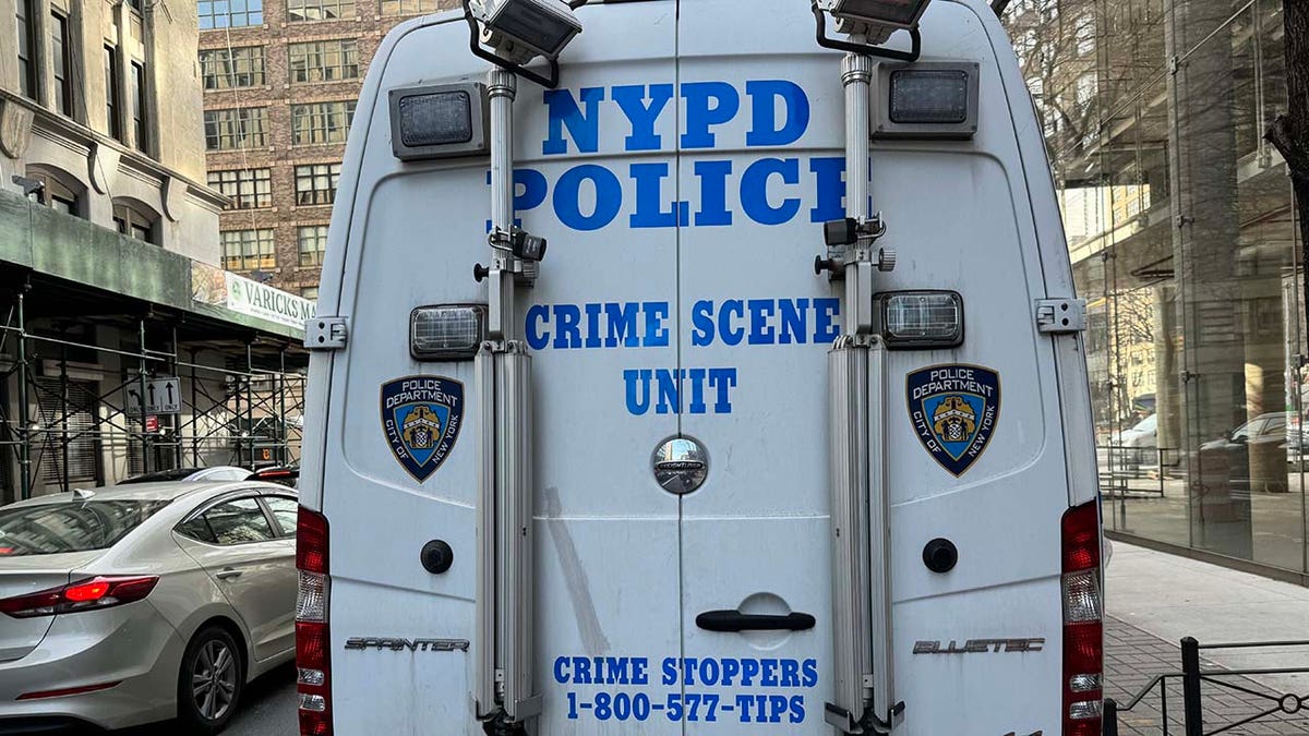 NYPD police truck