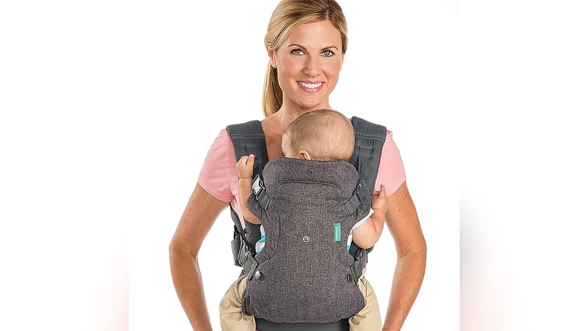 This carrier is great for infants.
