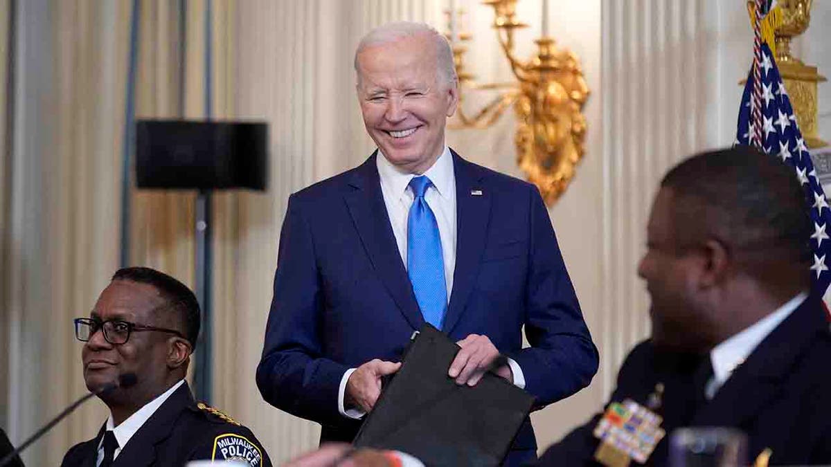 Biden meets with law enforcement officials