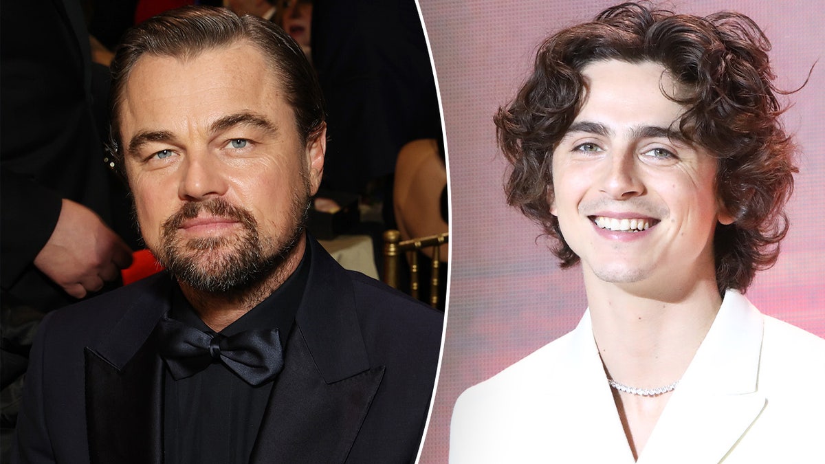 Leonardo DiCaprio and Timothee Chalamet