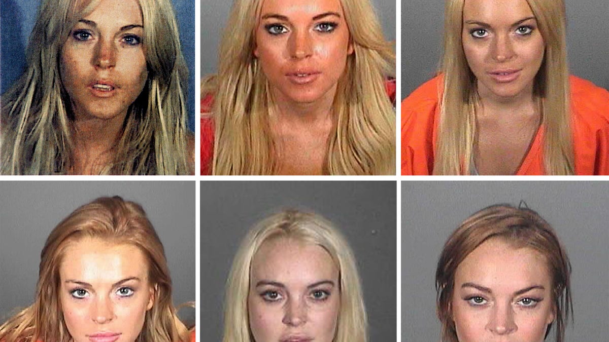 Lindsay Lohan's booking photos