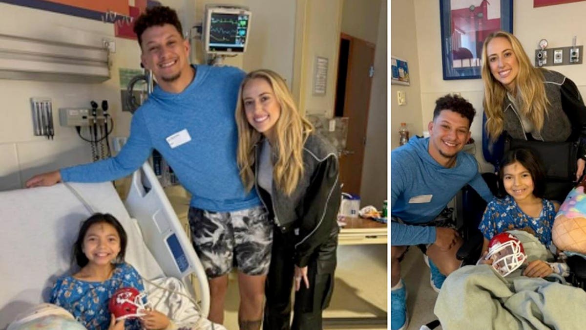 Mahomes at hospital