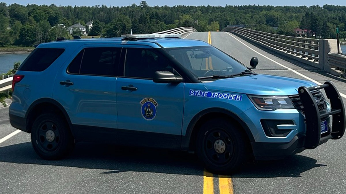 Maine State Police car
