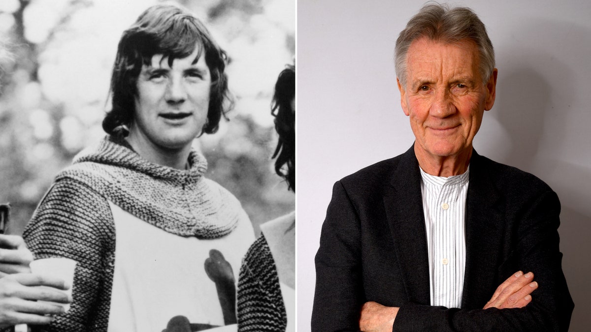 Michael Palin then and now split