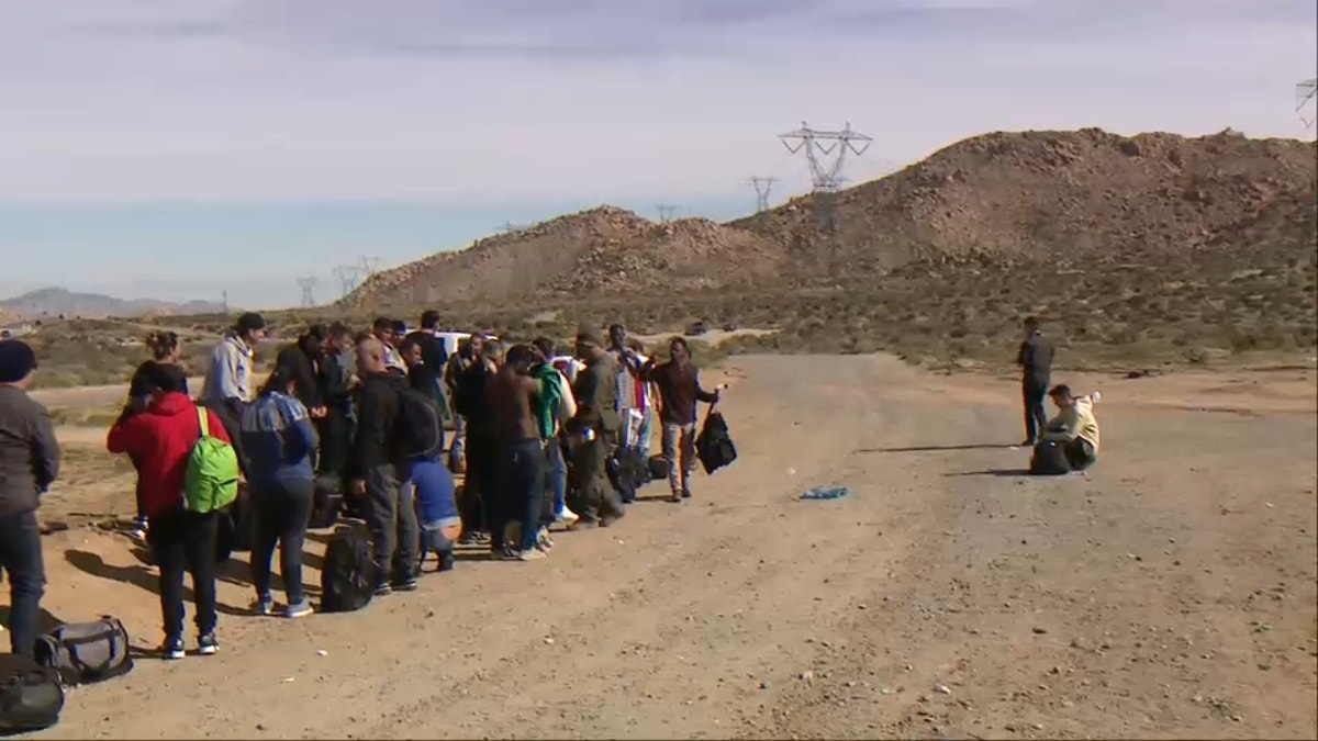 Jacumba migrants wait in remote area of California