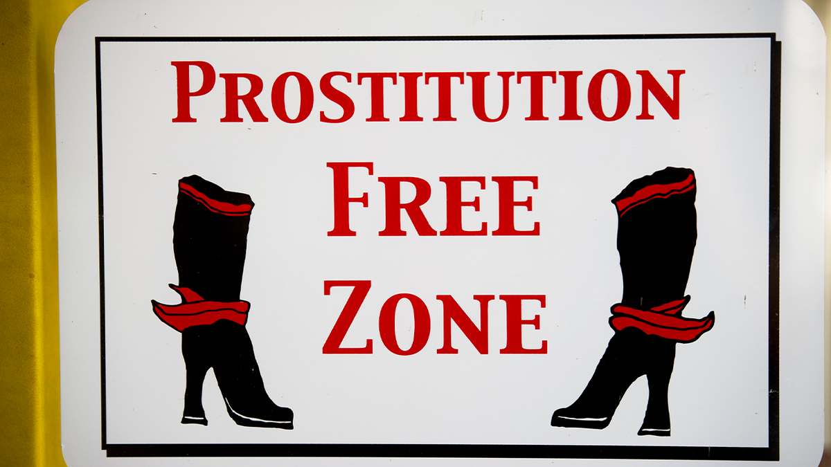 No prostitution sign