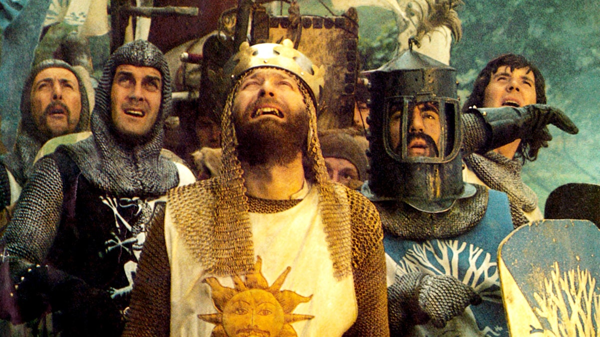 The cast of "Monty Python" in the movie