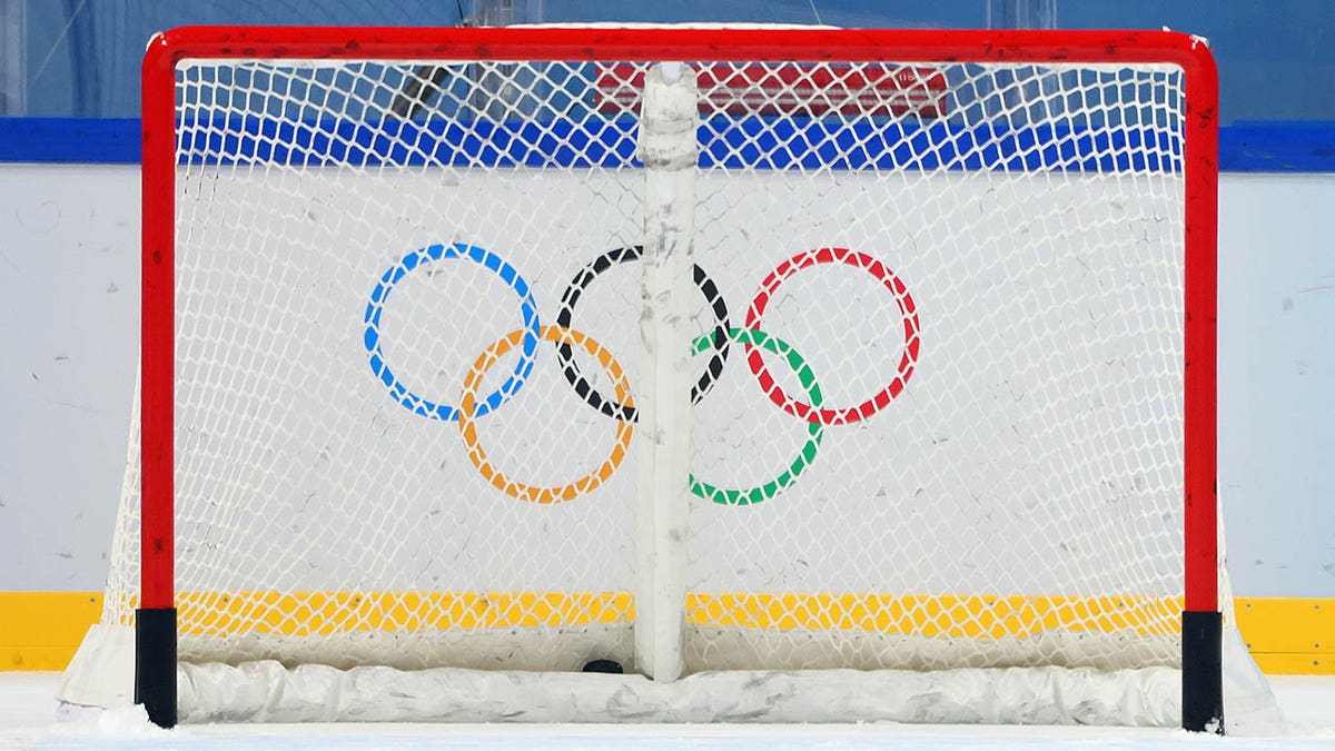 Goalie net in Olympics