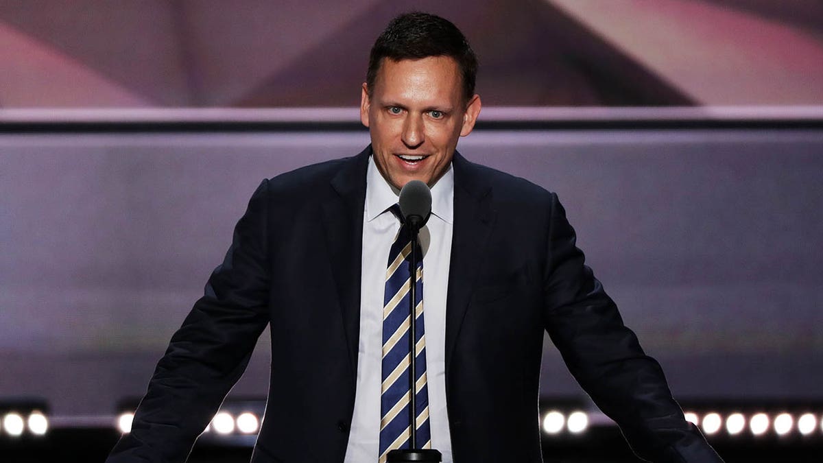 Peter Thiel speaking