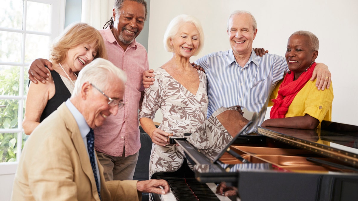 Seniors singing