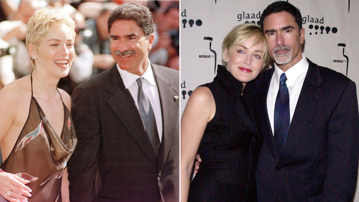 Sharon Stone and Phil Bronstein