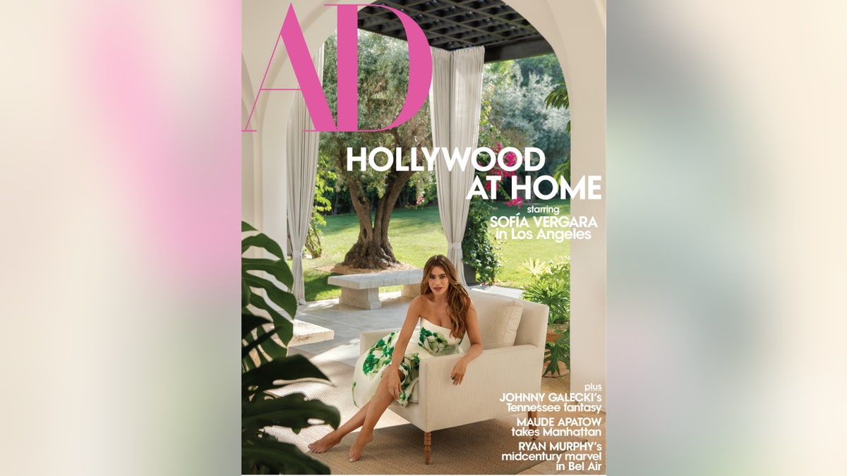 Sofía Vergara on the cover of Architectural Digest