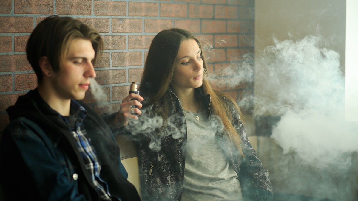 Teens smoking