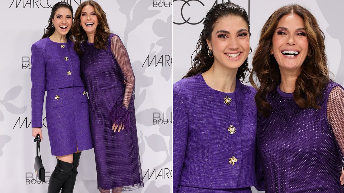 Teri Hatcher and her daughter on the red carpet
