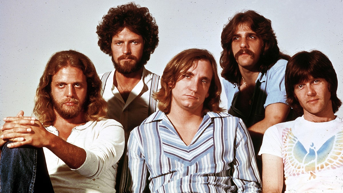 The Eagles pictured in 1976