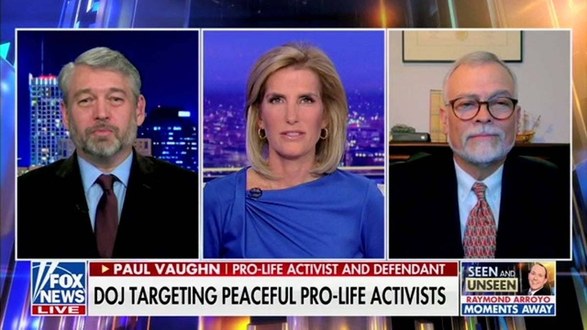 screencap of pro-life activist on Fox News Channel