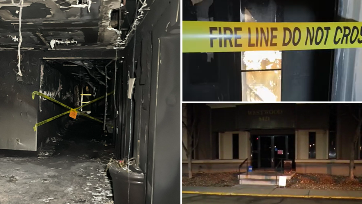 torched office rooms