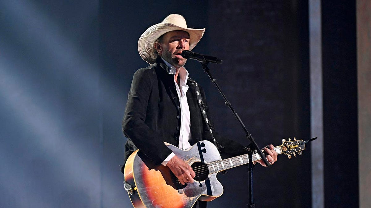 Toby Keith performing in 2023