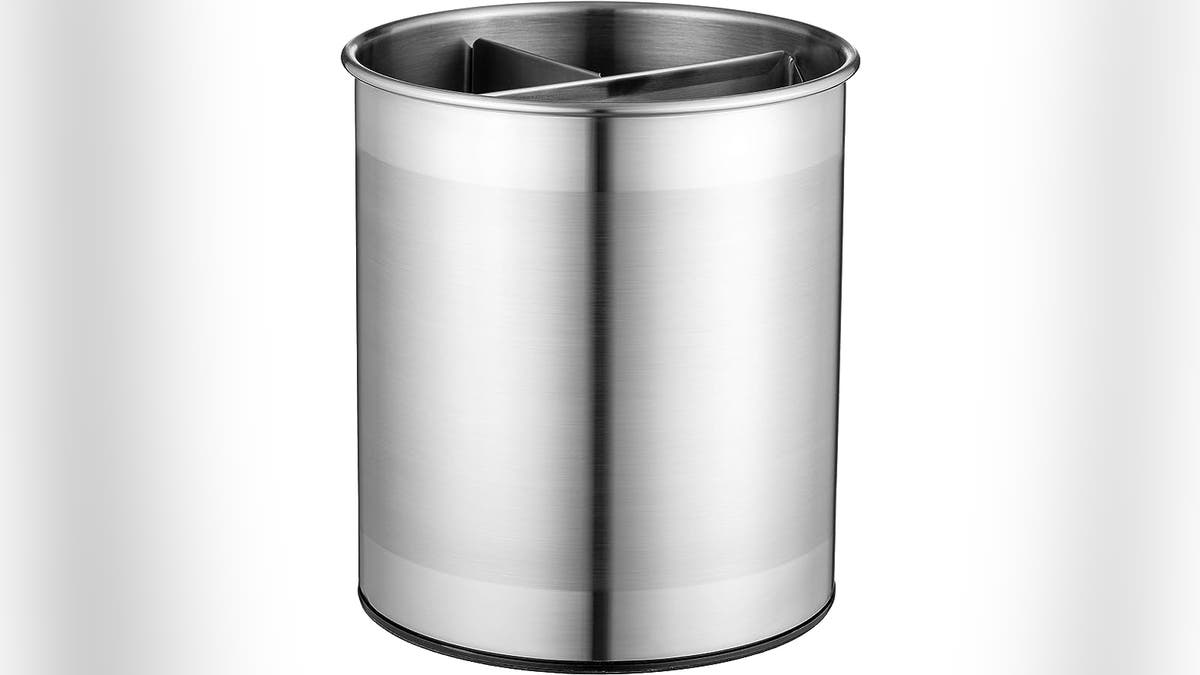 A utensil crock is an easy storage solution.