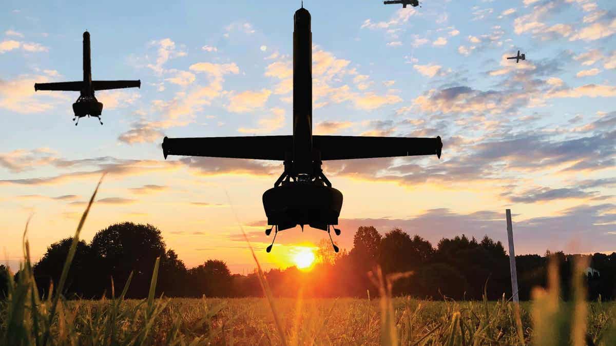 Unmanned drone equipped with AI