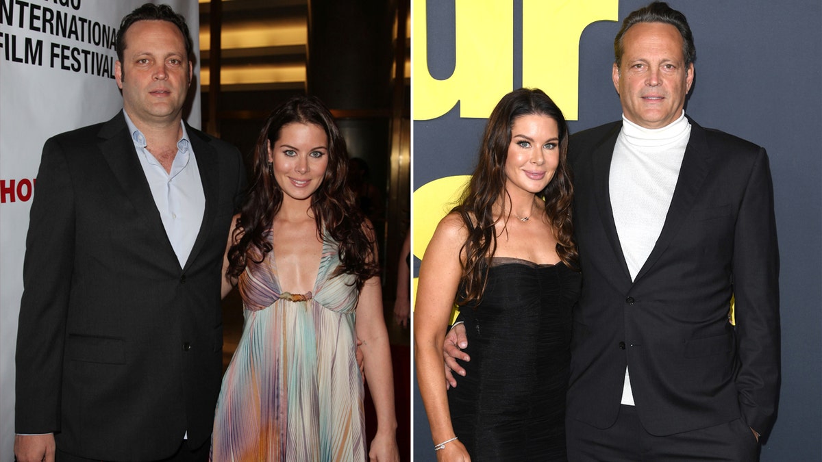Vince Vaughn and Kyla Weber then and now split