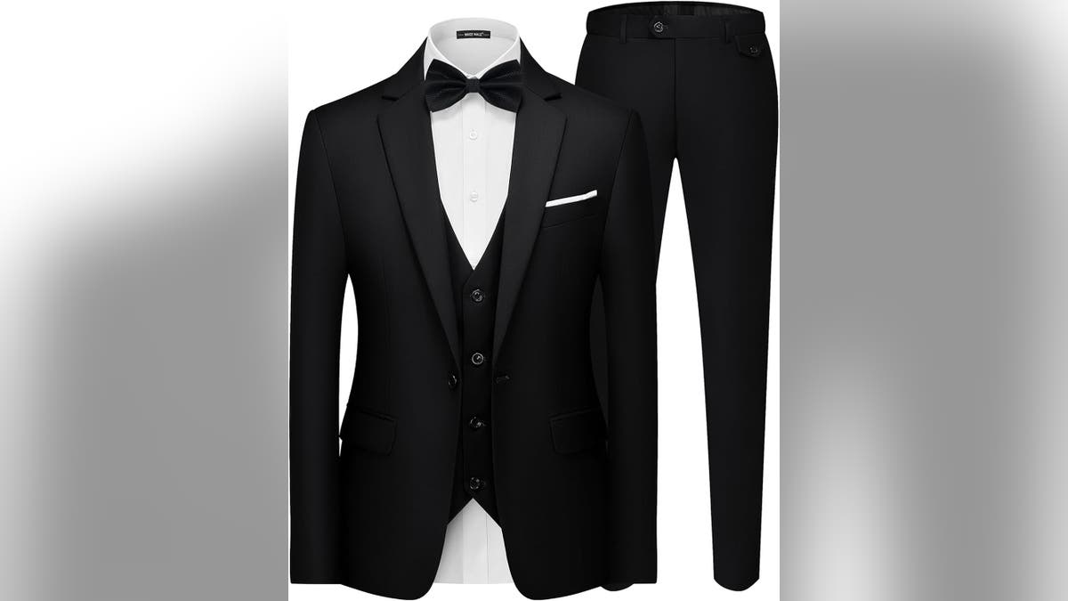 This tuxedo looks more expensive than it costs.