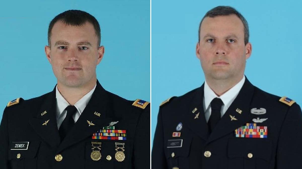 Mississippi National Guard photos of Bryan Andrew Zemek and Derek Joshua Abbott