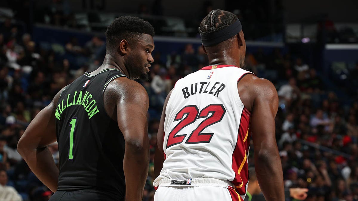 Zion and Jimmy Butler