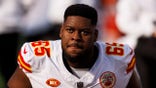 Trey Smith plays against the Chargers