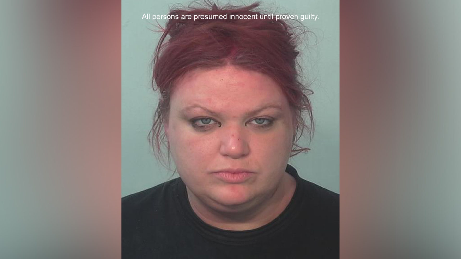 A mugshot of Amber Childers