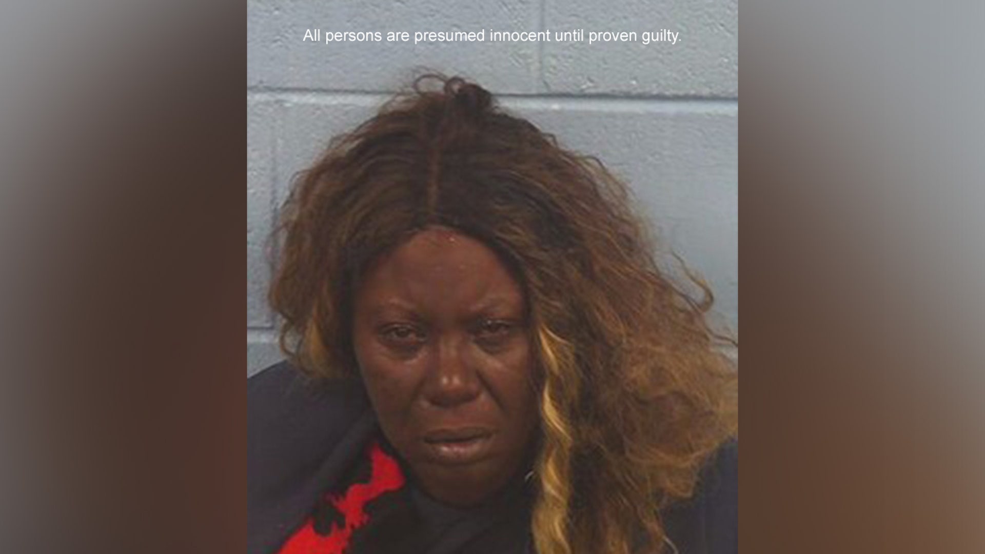 A mugshot of Tiffany Bell