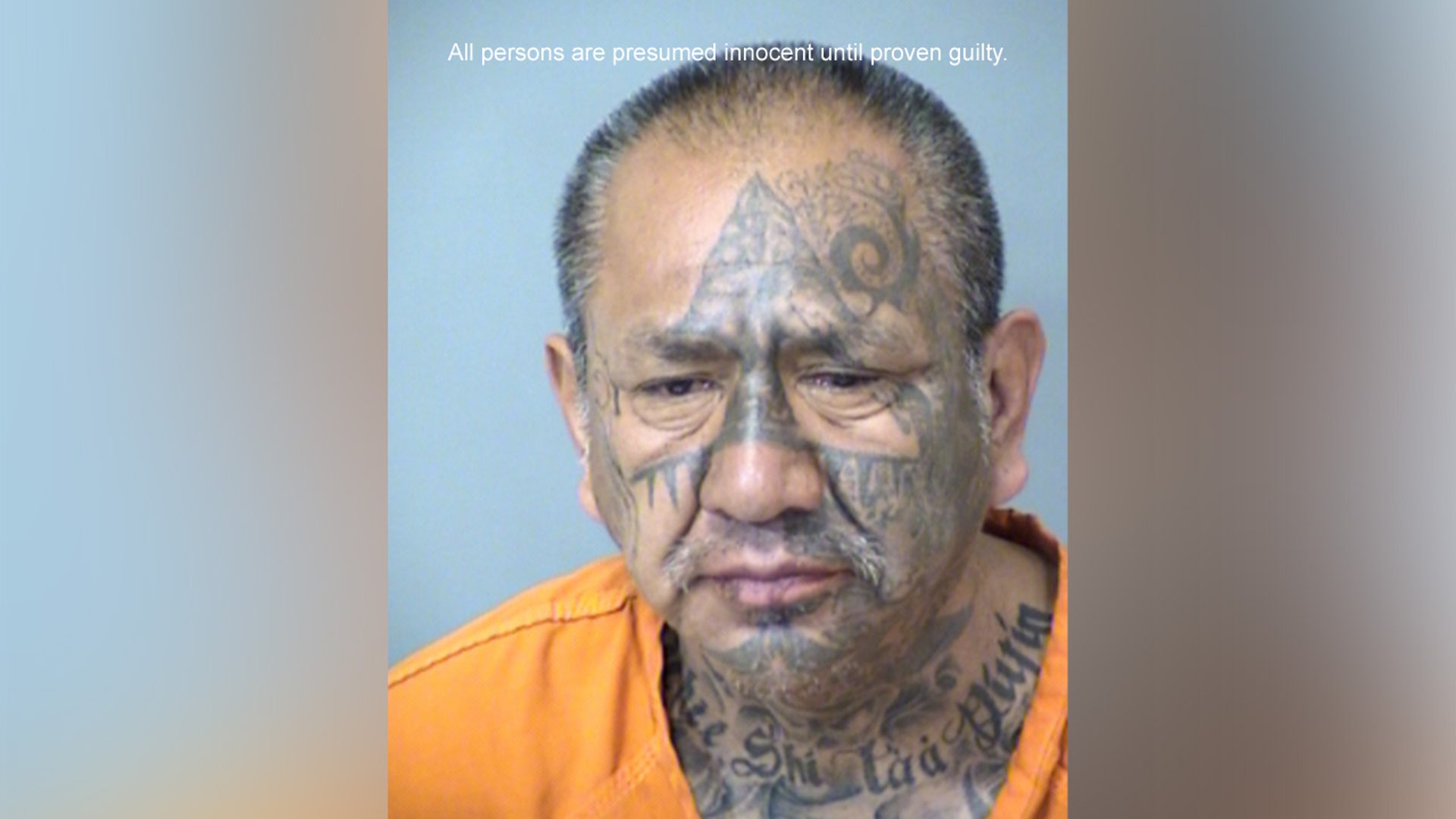 A mugshot of Travis Begay