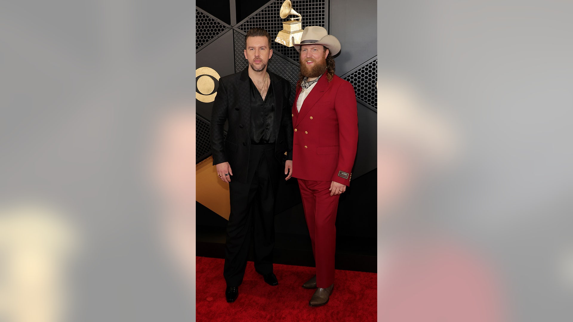T.J. Osborne and John Osborne of Brothers Osborne attend the 66th GRAMMY Awards