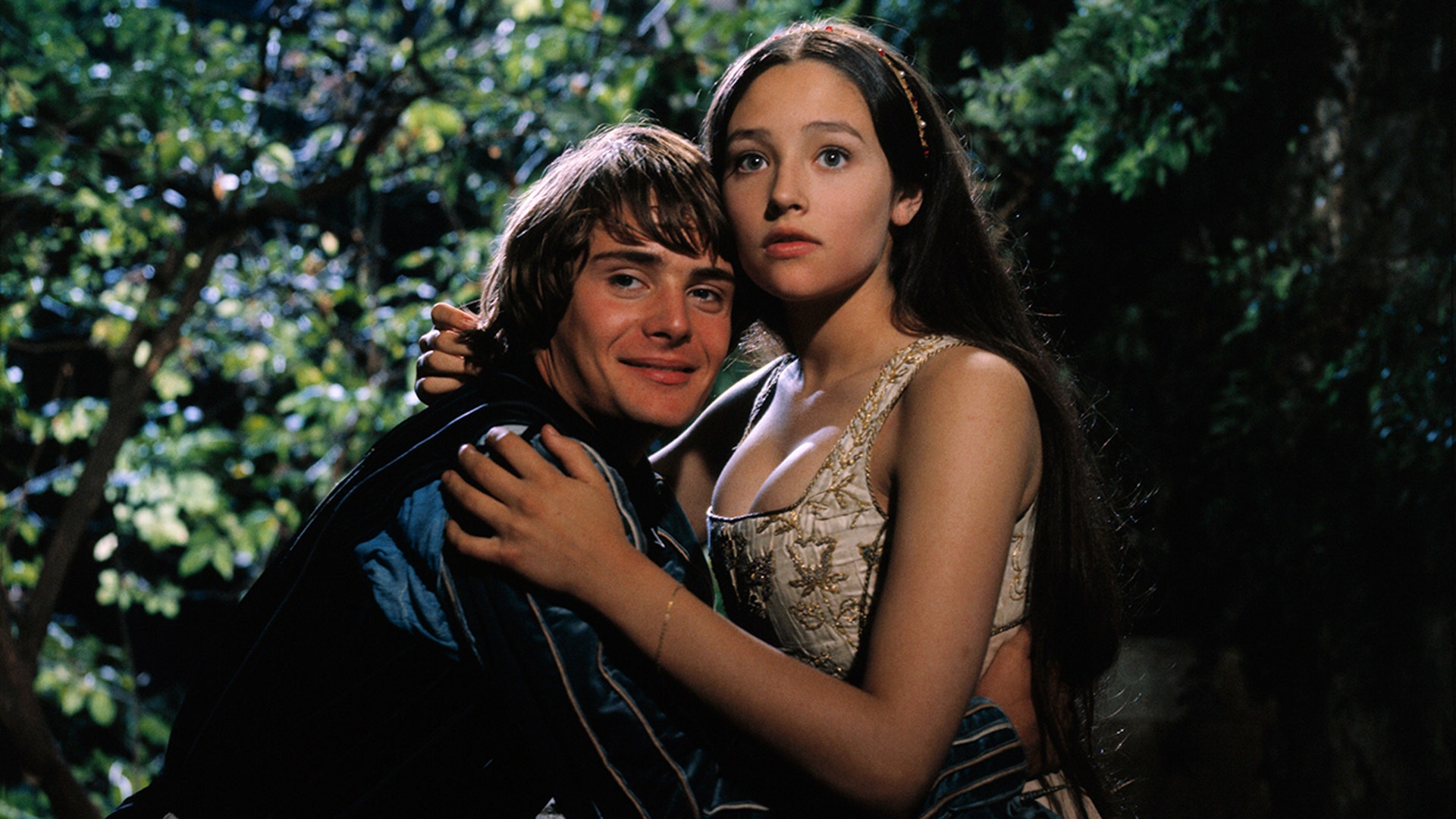 Olivia Hussey in a scene for Romeo and Juliet