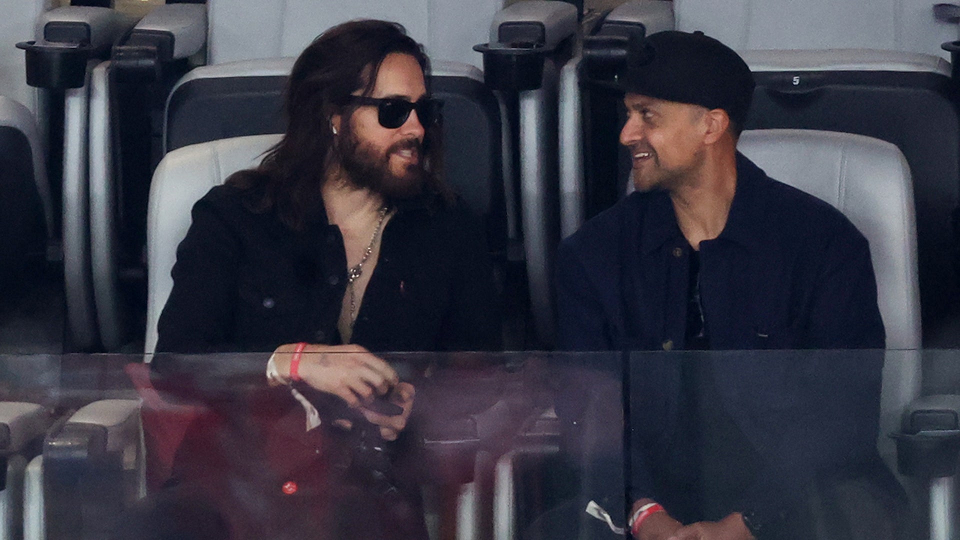 Jared Leto attends Super Bowl LVIII