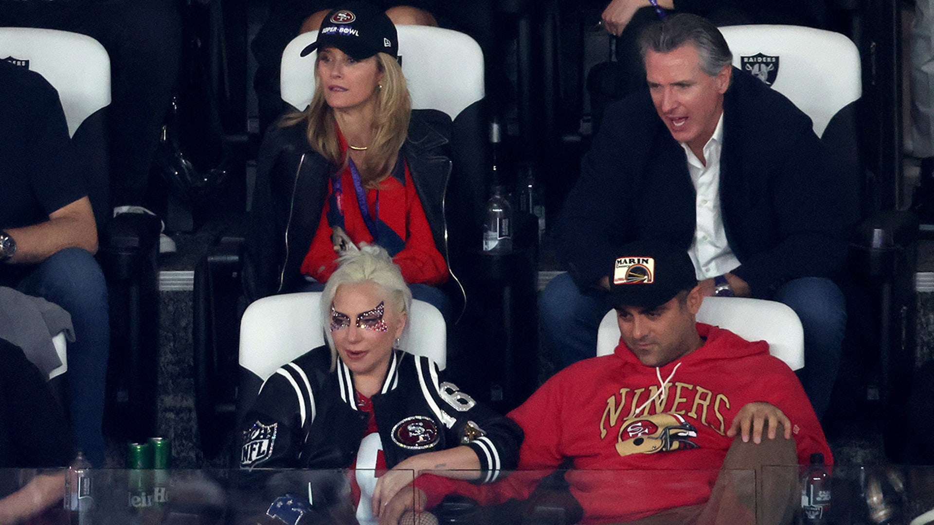 Gavin Newsom At The Super Bowl