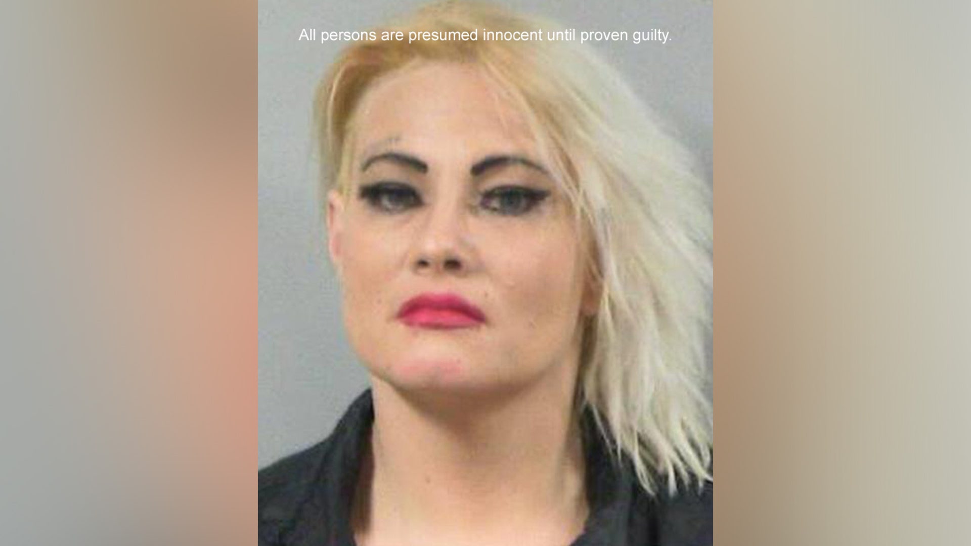 A mugshot of Crissie Peak