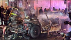 Crowd sets autonomous vehicle ablaze in San Francisco’s Chinatown