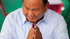 Indonesian defense chief linked to human rights atrocities claims presidential election victory