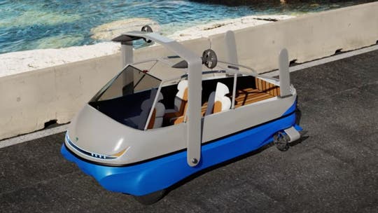 A car-boat combo that can hit the road or the water with the same vehicle