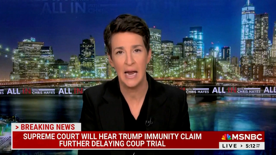 Rachel Maddow emotionally suggests doomsday scenario where Trump could 'stay in power for life' if elected